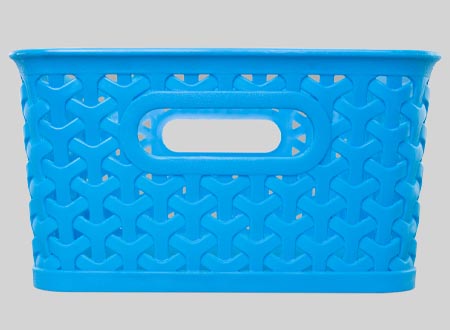 Canasto plástico 5 lt con tapa