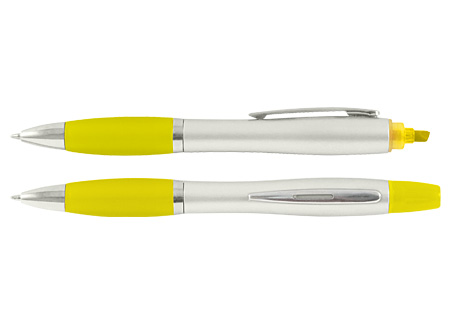 Bolígrafo con Destacador Wind Satin