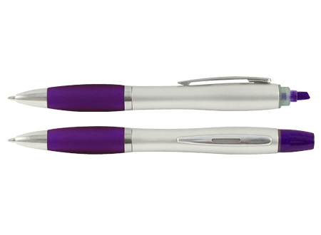 Bolígrafo con Destacador Wind Satin