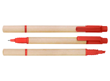 Bolígrafo Ecológico con Destacador