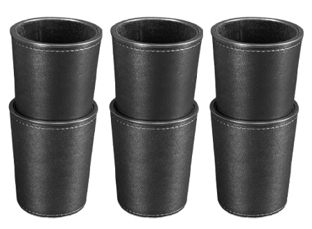 Set de 6 Cachos de PU Negro