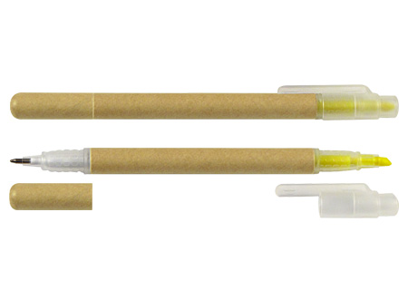 Bolígrafo/Destacador Ecológico