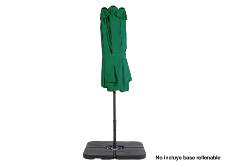 Quitasol ovalado doble