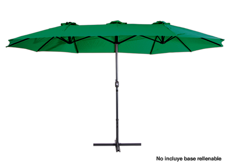 Quitasol ovalado doble