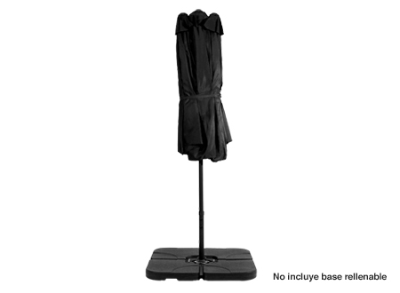 Quitasol ovalado doble