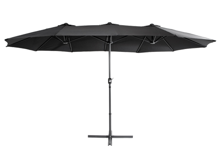 Quitasol ovalado doble