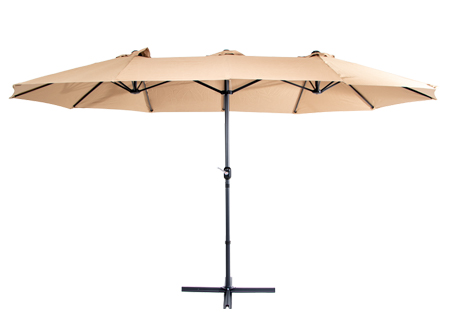 Quitasol ovalado doble