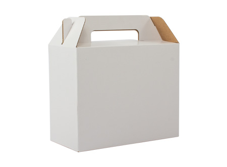 Caja autoarmable con asas, 25x20x12 cm