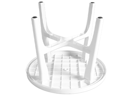 Mesa Plástica Redonda