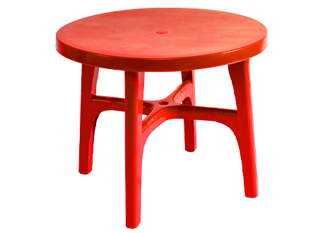 Mesa Plástica Redonda