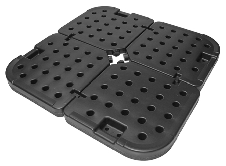 Set de 4 bases rellenables