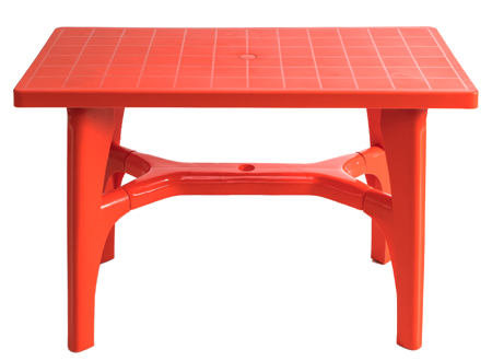 Mesa Plástica Rectangular