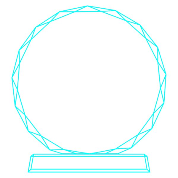 Galvano Cristal Biselado CTA 03