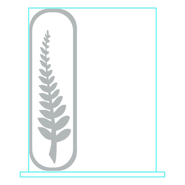 Galvano Cristal Rectangular 2360