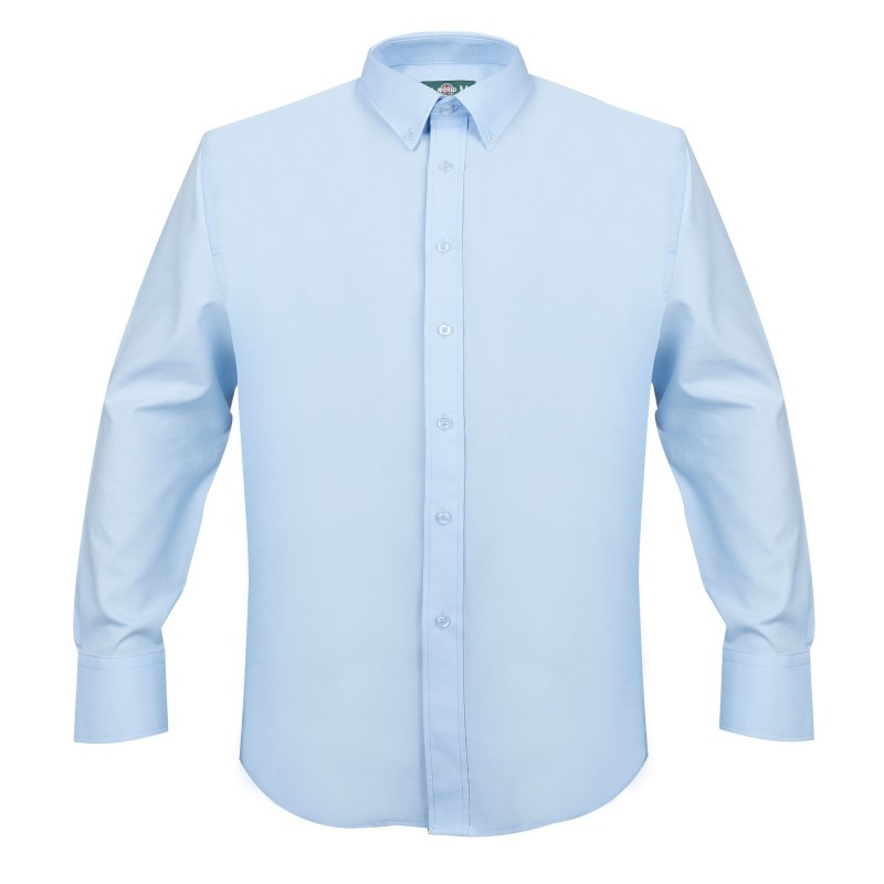 Camisa Oxford Classic Manga Larga Hombre