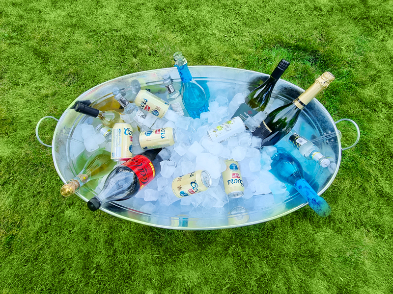 Balde-Hielera Galvanizado Gigante de 87L