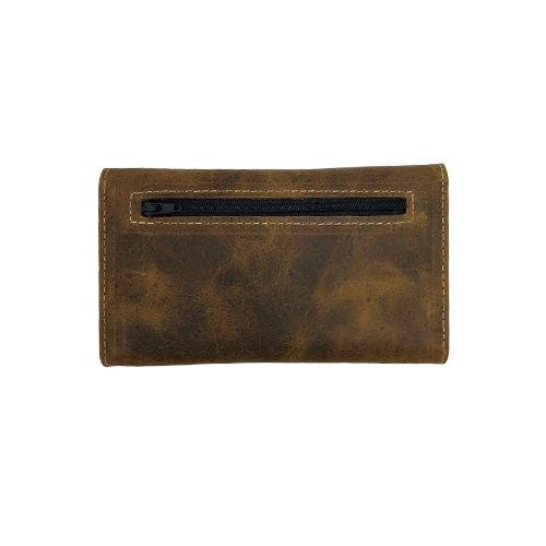 Billetera de cuero mudelo mujer