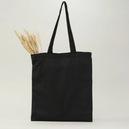 Bolsa de Algodón Orgánico negra 42x38 (cm)