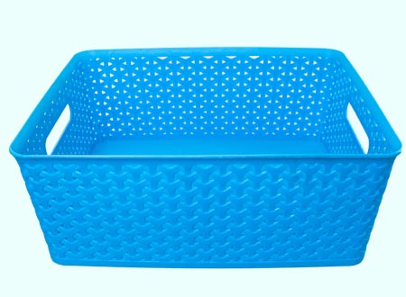 Canasto plástico 15 lt con tapa