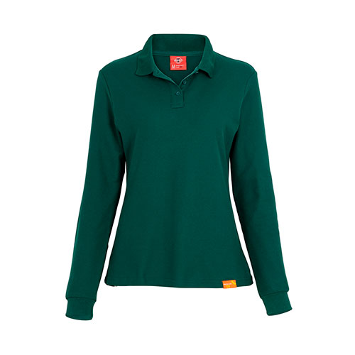 Polera Polo 60% Algodón Manga Larga Mujer