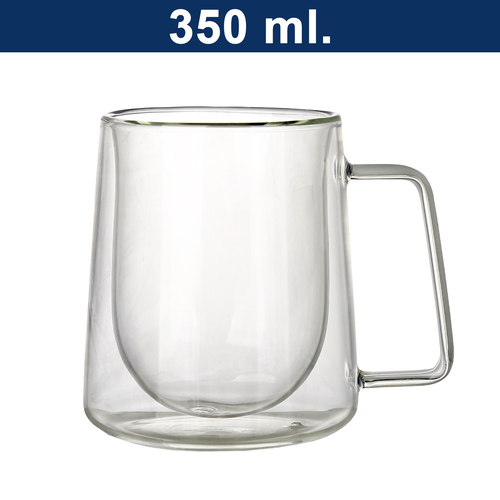 Vaso de vidrio doble pared M9