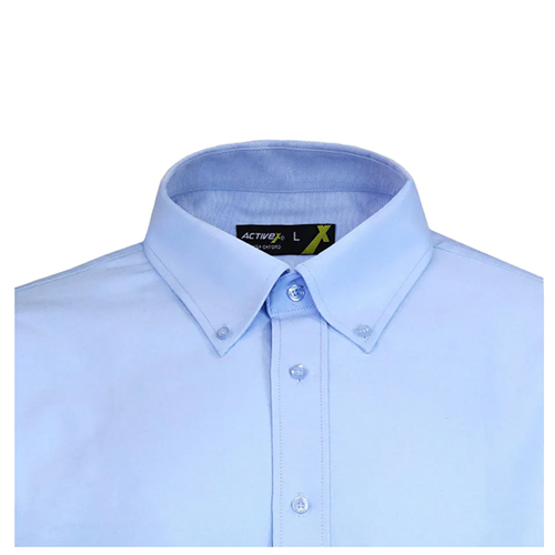 Camisa Activex Oxford M/Larga Celeste UV