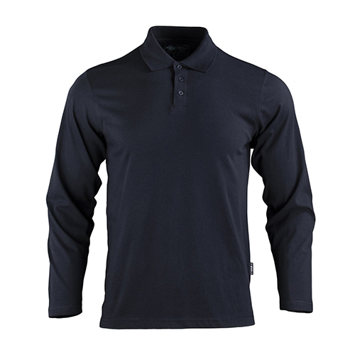Polera Polo DryFresh Smooth® 60% Algodón Manga Larga Hombre
