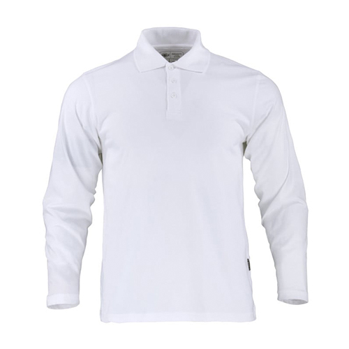 Polera Polo DryFresh Smooth® 60% Algodón Manga Larga Hombre