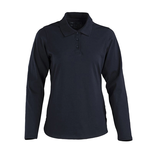 Polera Polo DryFresh Smooth® 60% Algodón Manga Larga Mujer