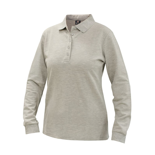 Polera Polo Confort Spandex Manga Larga Mujer