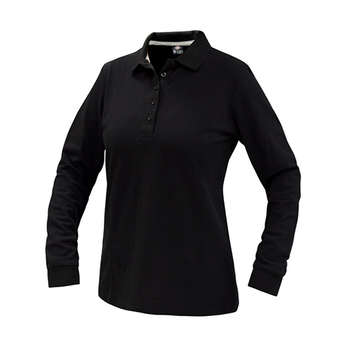 Polera Polo Confort Spandex Manga Larga Mujer