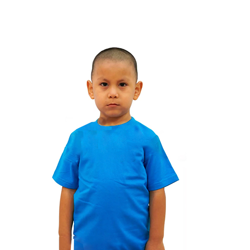 Polera niño cuello polo