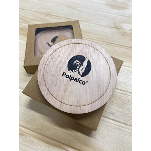 PACK 4 POSA VASOS DE MADERA