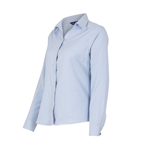 Blusa Oxford Light Manga Larga Mujer