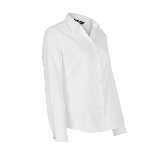 Blusa Oxford Light Manga Larga Mujer