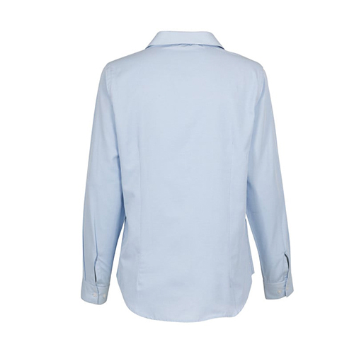 Blusa Oxford Light Manga Larga Mujer