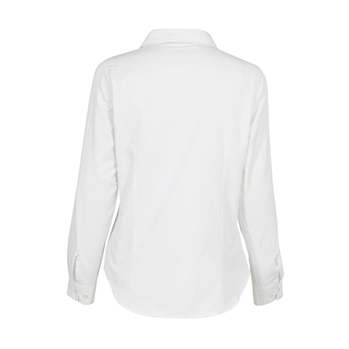 Blusa Oxford Light Manga Larga Mujer