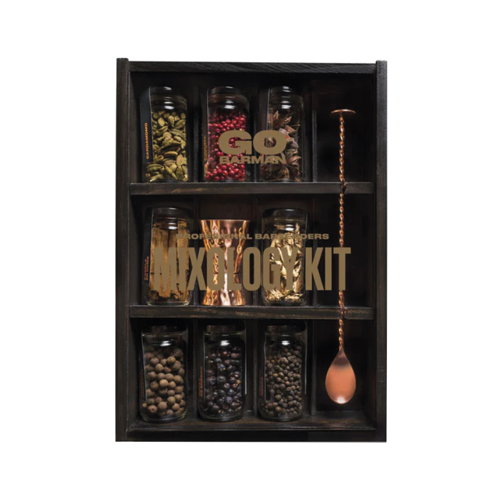 Mixology kit premium madera